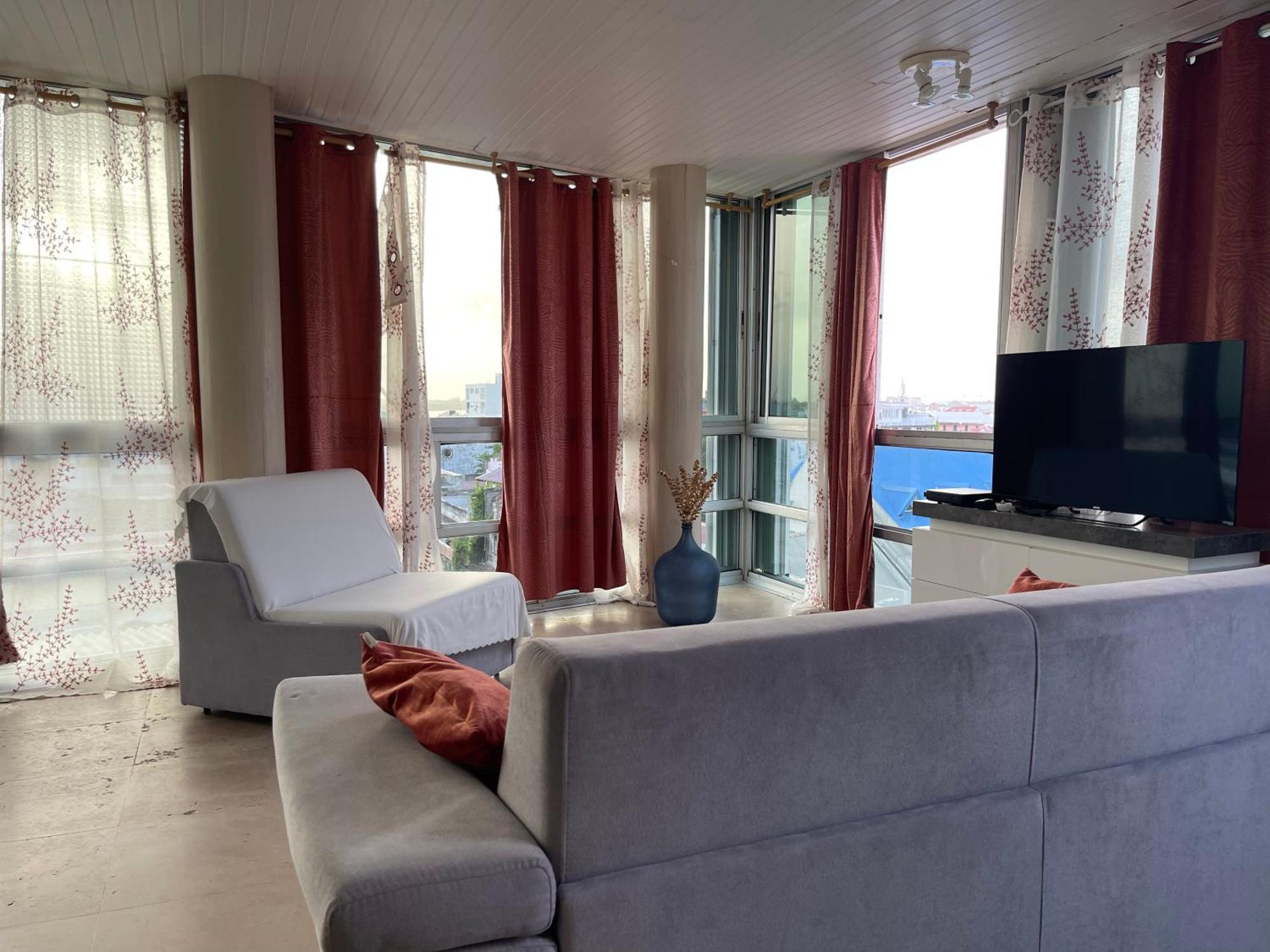 Penthouse Seaside 10 Min Port, Croisiere Et Aeroport Apartamento Pointe-à-Pitre Exterior foto