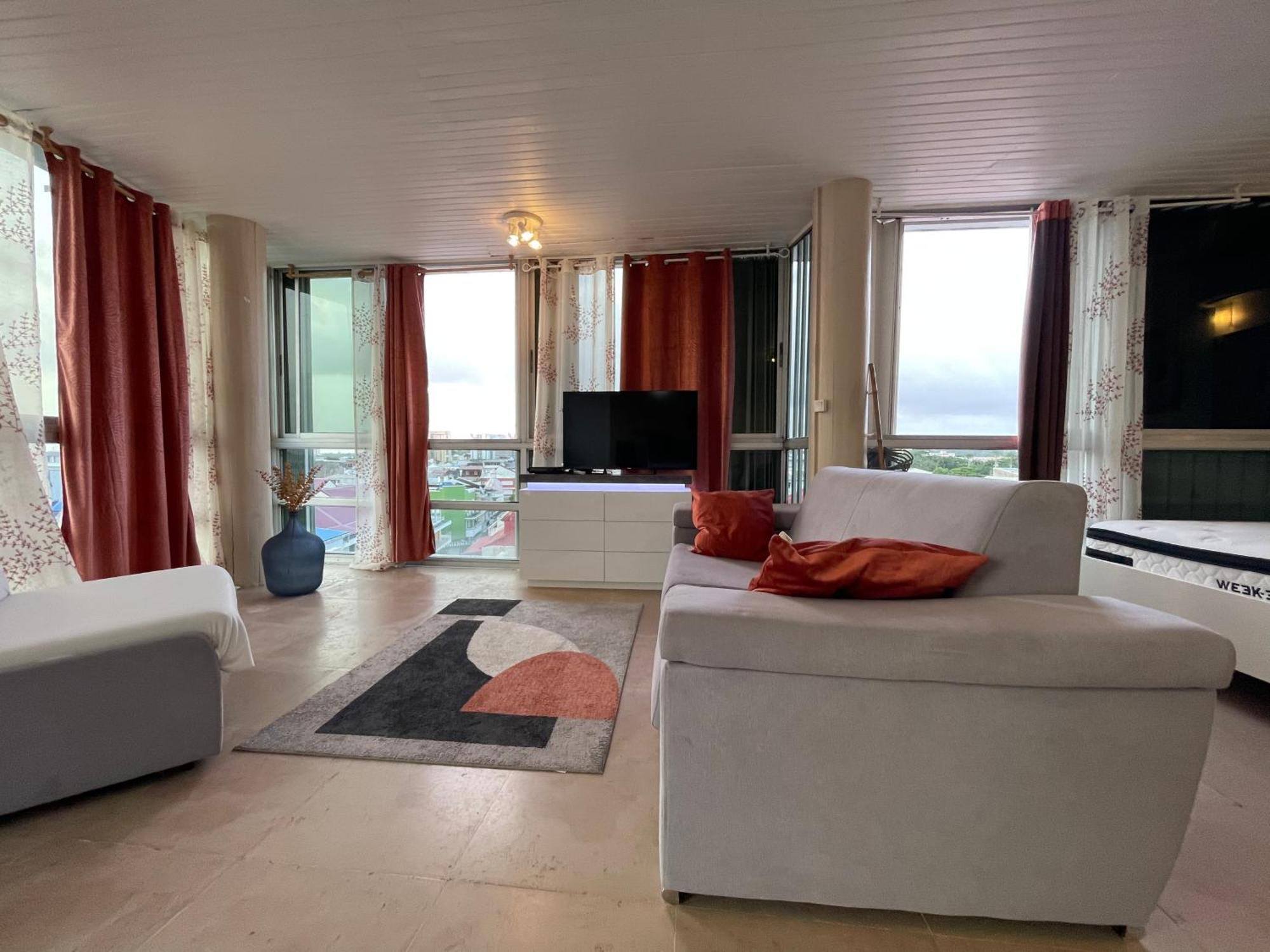 Penthouse Seaside 10 Min Port, Croisiere Et Aeroport Apartamento Pointe-à-Pitre Exterior foto